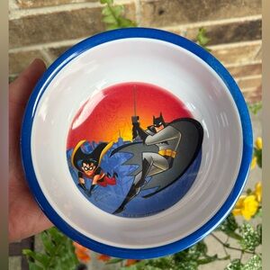 Vintage 1998 Adventures of Batman & Robin Melamine Bowl DC Comics Zak Designs